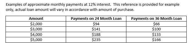 Financing Example